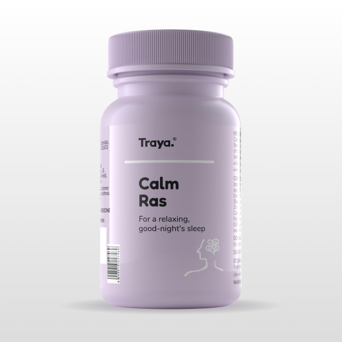 Traya Calm Ras | Ayurvedic Supplements for Anxiety, Stress Relief, and Better Sleep | Consists Ashwagandha, Brahmi, Arjuna, and Jatamansi | 60 Tablets-picture-30