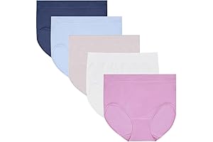 amz Vision Modern Seamless Brief Panties for Women