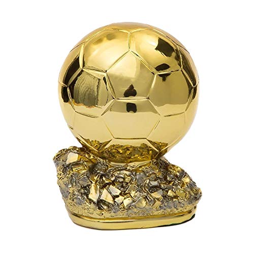 MRCOIN Ballon D'Or Réplica de Trofeo de Francia Fútbol Mejor Jugador de...