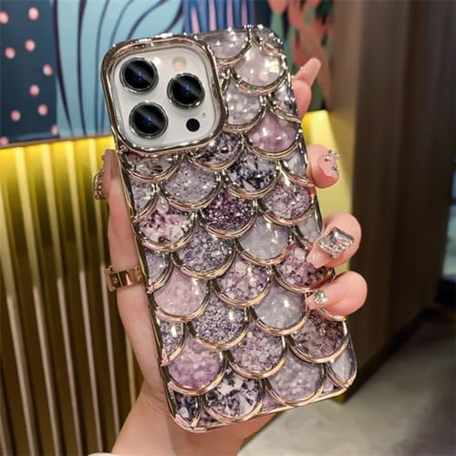 Coque antichoc silicone iPhone 14 Pro paillettes argent protection intégrale souple