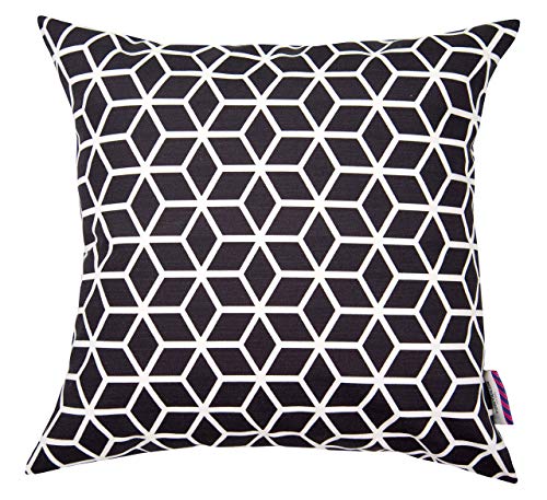 Preisvergleich Produktbild TOM TAILOR Kissenhülle, Stoff, Schwarz