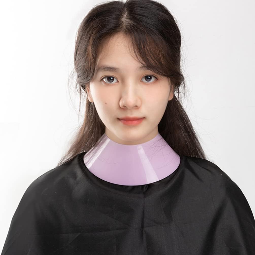OSALADI Hair Cutting Kit Essential Silicone Neck Wrap Haircut Cape Barber Neck Strip Salon Apron