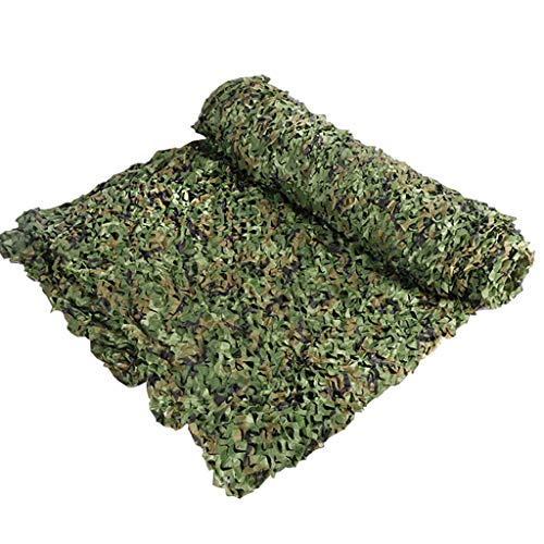 ZHJBD Camouflage Army Camo Netting, Camo Net Shade Blinds for Sunshade Camping Shooting Hunting Fishing Party Decoration, Sunscreen Mesh Cover Shade Awning (Size : 10x10m(32.8x32.8ft))