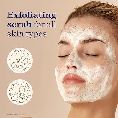 Embryolisse Exfoliating Face Scrub Powder - Facial Cleanser that Exfoliates, Tones and Softens the Skin - With Coconut & Milk Powder - for All Skin Types, Even Sensitive, 1.41 Oz