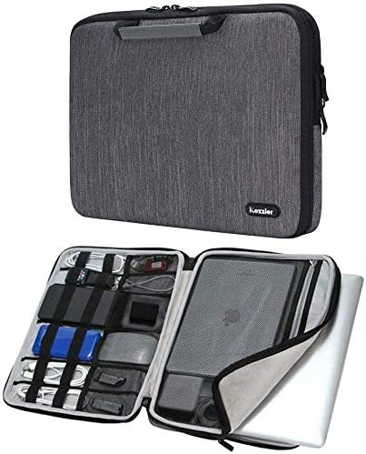 iCozzier 11-11.6 Inch Notebook Case Bag with Handles/Multifunctional Storage Accessory Bag for 11 Inch Laptop/Ultrabook/Netbook/MacBook - Grey