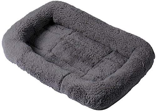 Easy Clean Washable Dog Cat Pet Bed Cashmere Soft Comfortable Rectangular Padded Pet Bolster Bed