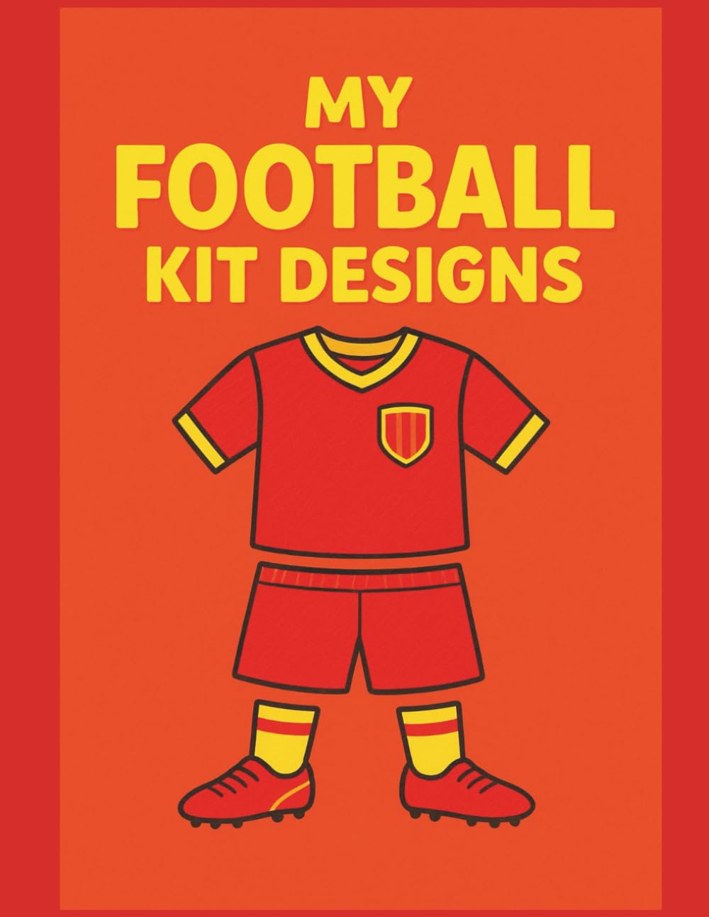 My Football Kit Designs: Colouring Book For Kids