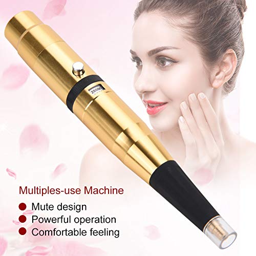 Professional Rotary Microblading Pen, Super Quiet Rechargeable Eyebrow Comestic Tattooing Machine Microblading Needle Pen for Semi-Permanent Fog Eyebrow Lip Makeup, 6.1inch - Thumbnail 2