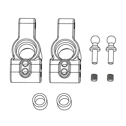 Carson 500405352 – Model Accessories: X10EB Rear Stub Axle Set