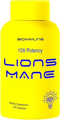 Cápsulas orgánicas de suplemento de melena de leones 120 cápsulas con Patent Litropane Immune System Booster Suplemento de hongos nootrópicos para