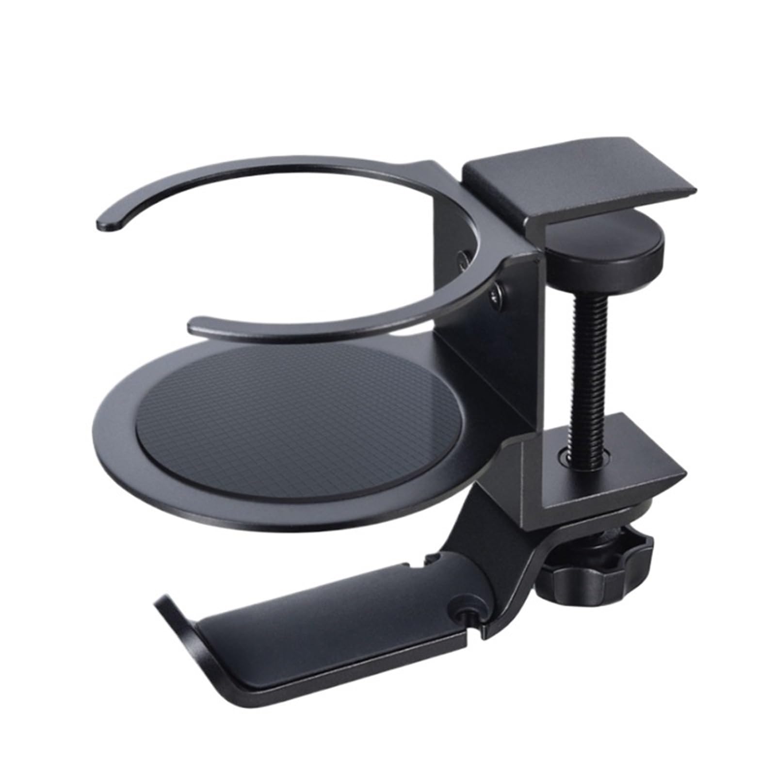 Supporto da parete per headset Supporto for cuffie in lega di alluminio | Gancio for staffa for cuffia Gancio for morsetto da parete in metallo pieghevole(Type 3 and Black)
