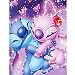 Diamond Painting Kits for Adults - Stitch ＆ Angel Stained Glass 35x50 (14x20 Inch) - 5D Round Full Drill Art Perfect for Relaxation and Home Decor