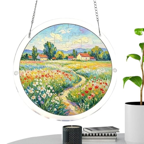 Décoration de fenêtre 2D en acrylique pour décoration d'intérieur