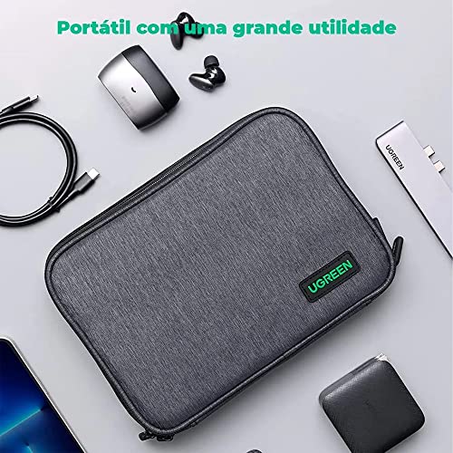 Case Bag Bolsa Estojo Organizador Design Portátil e Leve para Viagens Armazenamento de Cabos Usb Car