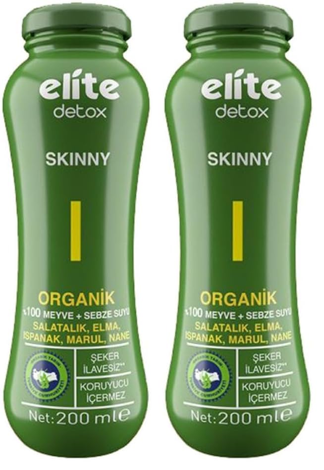 Elite organic Detox Skinny İçeceği 200 ml (2 paketi)