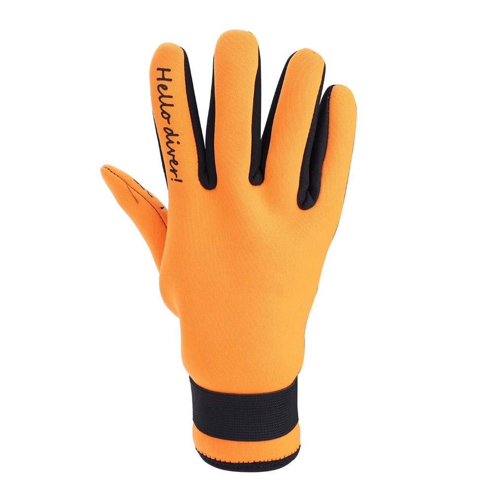 Wysokiej Jakości Neoprenowe Rękawice do Nurkowania 2 Mm do Snorkelingu i Surfingu, Czarne/różowe/pomarańczowe, S/M/L/XL