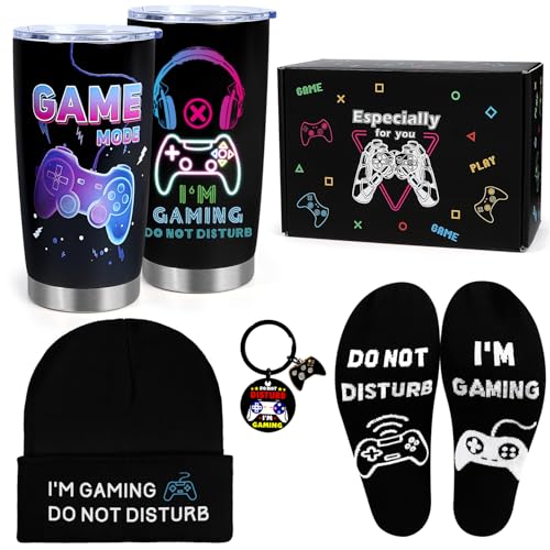 Gamer Gifts,Gamer Gifts for Game Lover,Cool Gaming Gift for Teenage Boys Girls,Birthday Christmas Gift Box for Women Men,Gaming Room Décor Stocking Stuffers Easter Basket for Boyfriend Girlfriend