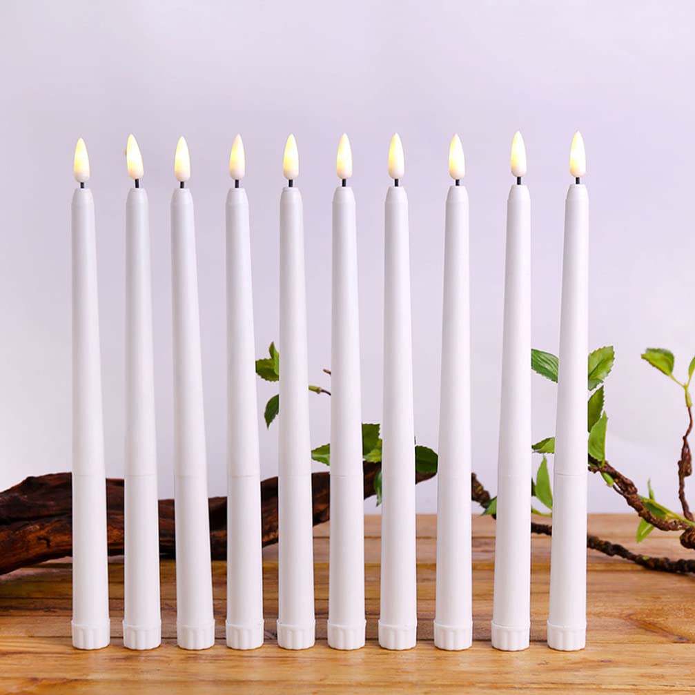 Alipis 12piezas Luz de Vela LED para Halloween Velas Electrónicas Lámparas Decorativas Suministros de Fiesta