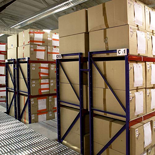 tesa Extra Strong PVC Packing Tape for Packing Heavy Parcels and Boxes, Clear, 66 m x 50 mm