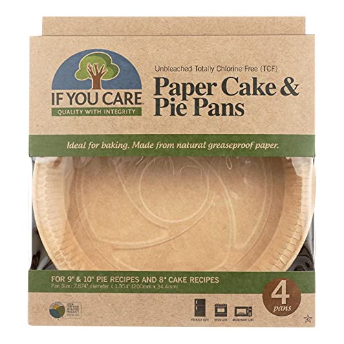 If You Care Pie Baking Pans - Paper Cake -