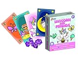 IDEALES PARTYSPIEL FÜR JEDEN ANLASS - Quartett ist ein großartiges Gruppenspiel für Geburtstage, Parties, Familientreffen und mehr. Die besonderen, bunten Motive dieses Einhorn-Quartettspiels haben dabei einen besonderen Charme und erfreuen sich zeitloser Beliebtheit bei allen Beteiligten. Lassen Sie Kinderherzen mit einer Runde Quartett voller kunterbunter Motive höherschlagen!