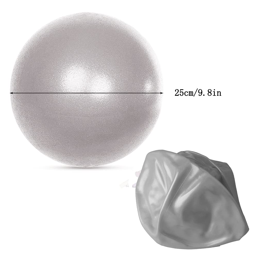 Lanjue Palla da Pilates, Palla da Yoga Palla da Fitness Antiscivolo Anti-Scatto Palla da Yoga Balance Palla Sportiva per Allenamento Addominali e Spalle da 25 cm, Equilibrio, Sport, Pilates
