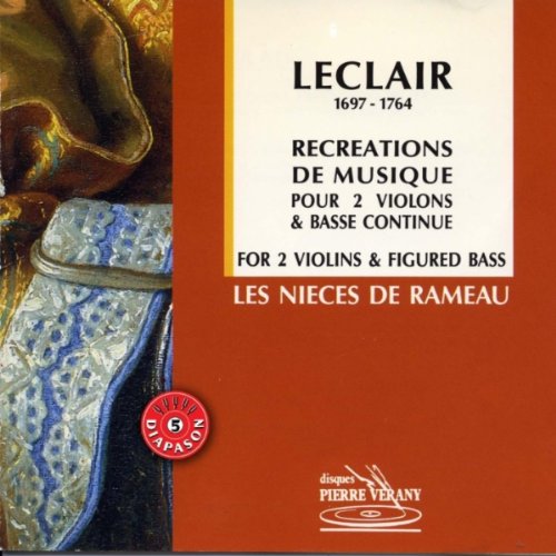 Recreations de musique pour 2 violons & basse continue [Audio CD]
