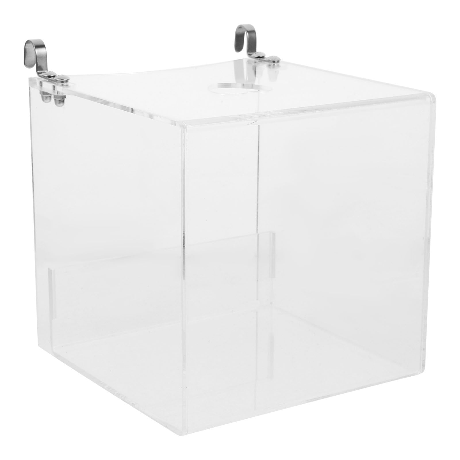 Praktisches Käfigzubehör Transparente Vogelbadewanne aus Acryl zur Hautbefeuchtung und Reinigung für Papageien und Vögel im Vogelkäfig