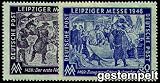 Gestempelt Goldhahn SBZ Nr. 198-199 gestempelt Leipziger Messe 1948\