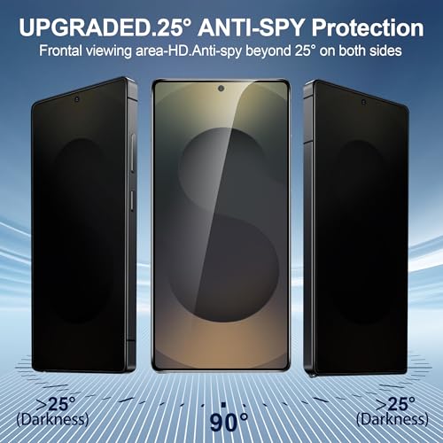 Image of 3 Pack Privacy Screen Protector for Samsung Galaxy s25 ultra
