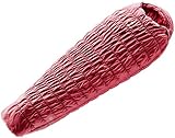 Temperatura mínima: -6° Deuter Exosphere-6° L Saco de Dormir, Adultos Unisex, Cranberry-Fire, Talla Única