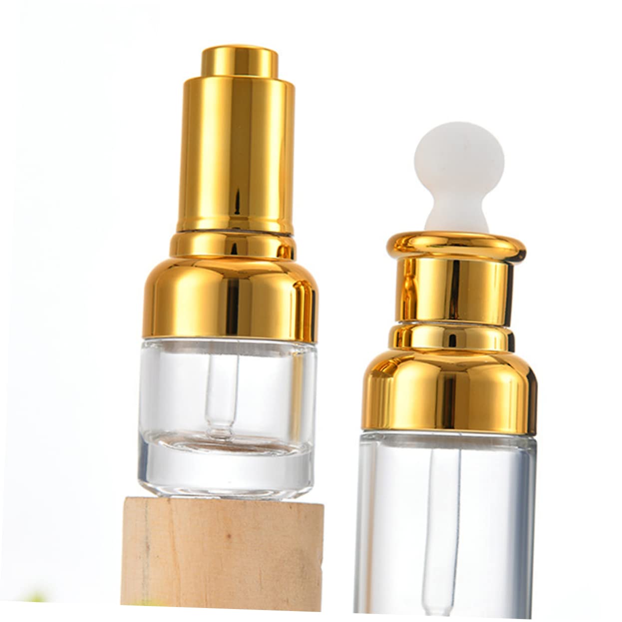 6 Stück 20ml Glas Tropfflaschen mit Pipette für Ätherische Öle