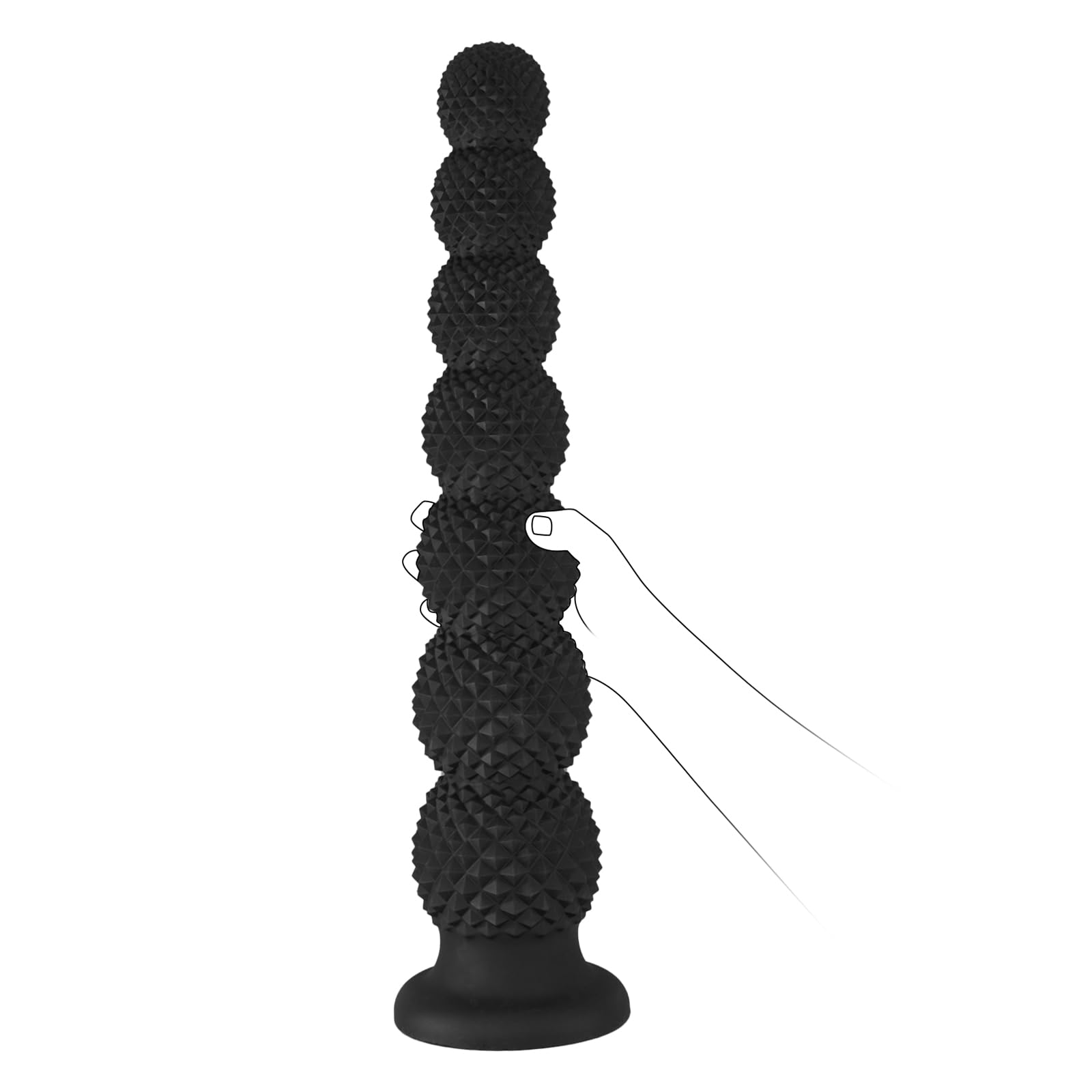 50,5cm Super Lang Riesig Dick Silikon Analkugeln Analplug