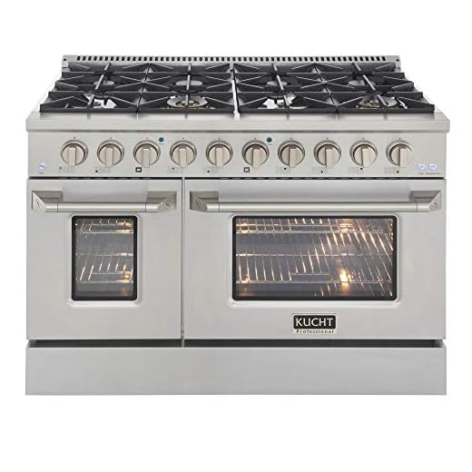 Kucht KNG481/LP-S Gas Range, Silver