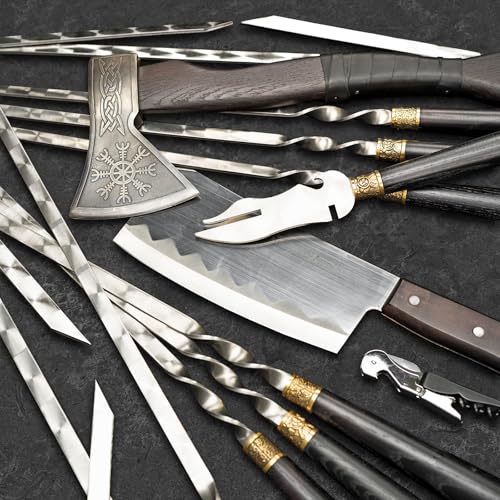 Set de accesorios para parrilla BBQ de 39 piezas miniatura 5
