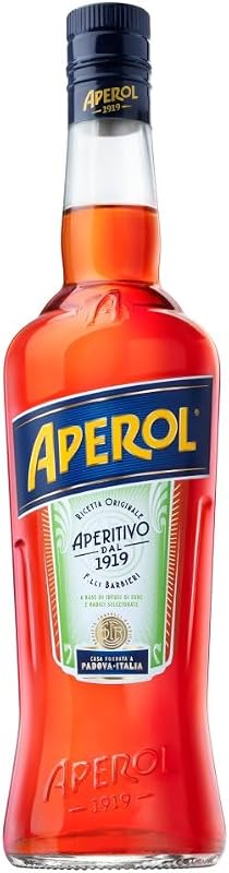 Aperol Aperitivo 70CL - 11% ABV - The unmistakable orange-coloured, bittersweet Italian Spritz