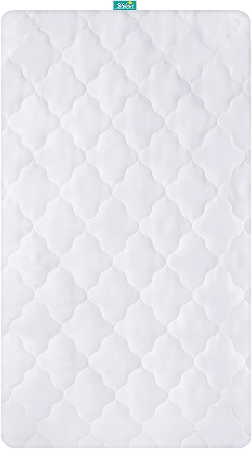 Cradle Bassinet Mattress Pad Cover for 36" × 18" Standard Cradle Mattress, Ultra Soft Microfiber Surface and Extra Waterproof Layer, Washer & Dryer Friendly