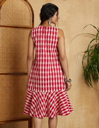 Image of Amazon Brand - Myx Women Rayon A-line Dress
