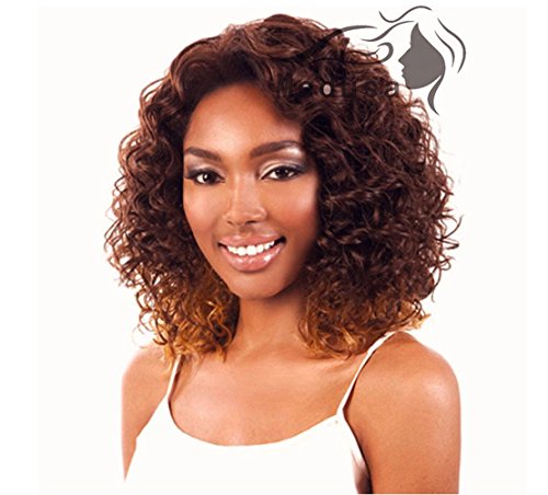 Longlove Ms. European and American Short Hair Wig Explosion Wig Black Jacket (Explosion caps 1)