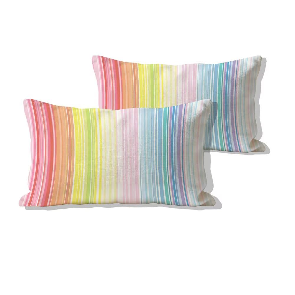 Taie d'oreiller 50x90cm anti-pli en velours doux, housses de coussin avec fermeture invisible