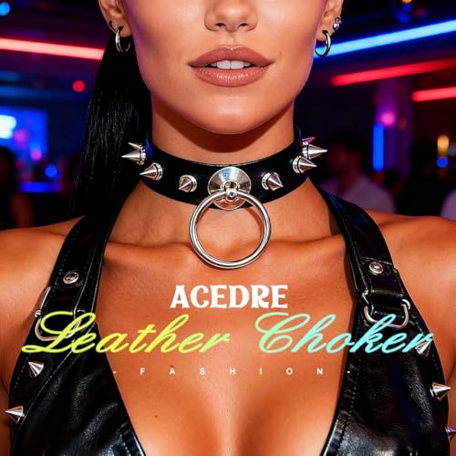 Amazon.com: ACEDRE: BLACK CHOKER NECKLACE