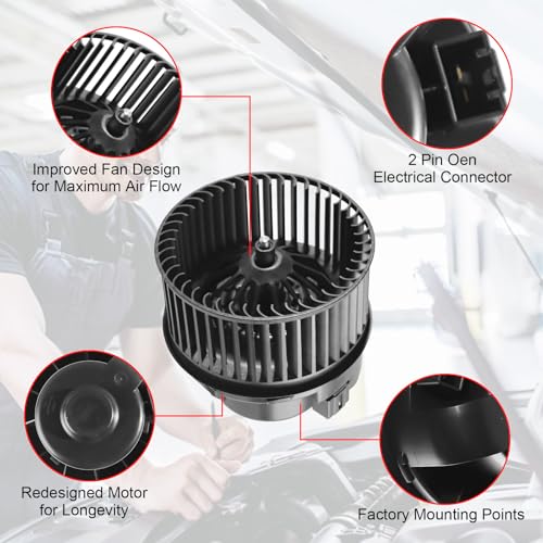 Image of AC Blower Motor Fan Replacement Fits for 2013-2019 for Ford Escape
