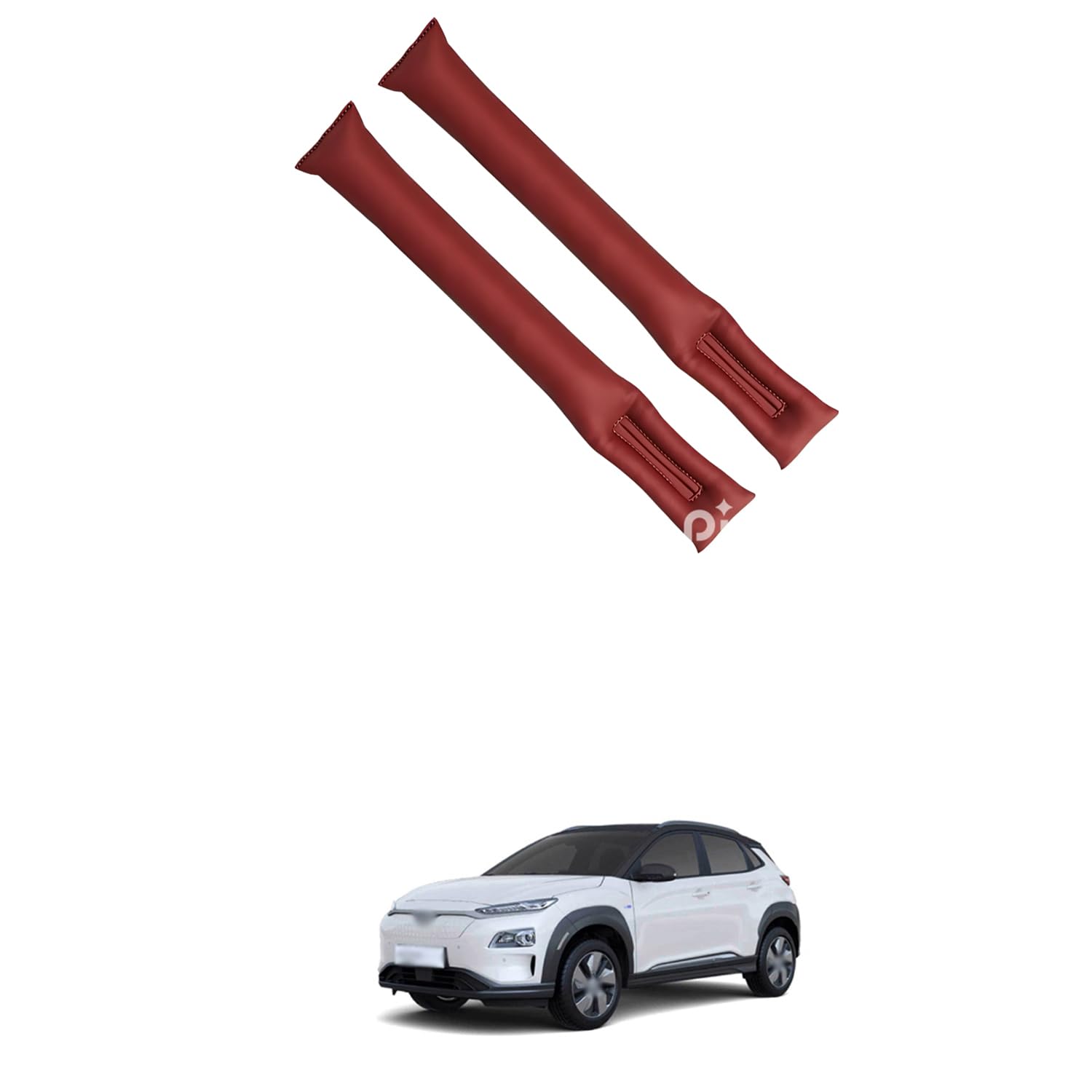 LOVMOTO Universal Car Gap Filler Organiser Car Seat Gap Filler, Car Seat Gap Organiser, PU Leather Car Accessories, Car Seat Console Side Pockets for Storage Comfortable With Ko-na Elec-tric-image-47