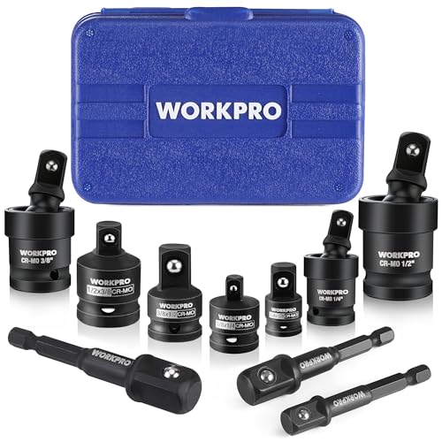 WORKPRO 10-Piece Impact Socket Adapter Set
