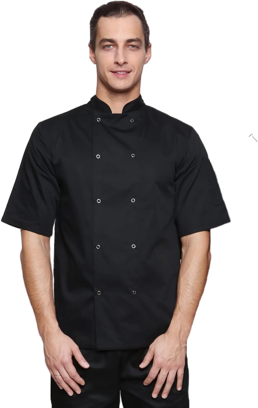 Unisex Oregano Chef's Short Sleeve Jacket