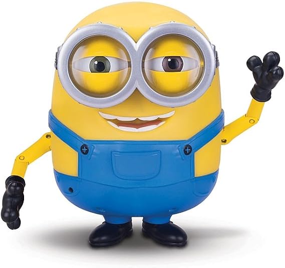 Minions Bob Interacts with Teddy Bear