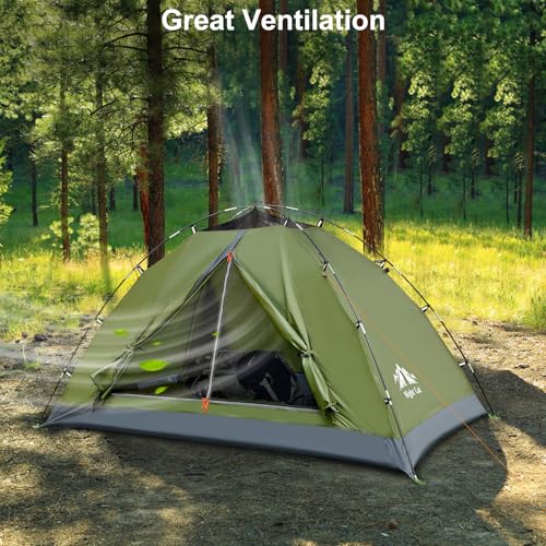Night Cat Upgraded Backpacking Tents 2 Persons Easy Clip Setup Camping Tent Adults Scouts Heavy Rainproof Compact Lightweight,Double-Size - Image 5