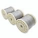 99.99% High Purity Titanium Wire, Pure Ti Metal Wire 0.05mm-8.0mm × 1000mm for Industrial & Lab Use 0.25mm × 1000mm