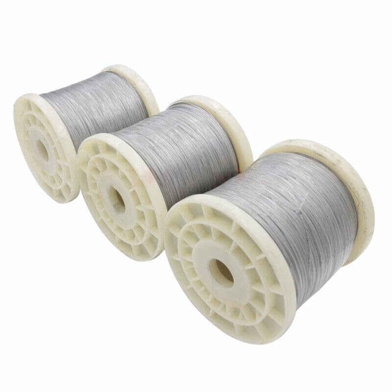 99.99% High Purity Titanium Wire, Pure Ti Metal Wire 0.05mm-8.0mm × 1000mm for Industrial & Lab Use 5.0mm × 1000mm