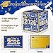 suonengongyi Blue and Gold 2026 Graduation Party Decorations, Blue and Gold Graduation Card Box With 48pcs Grad Advice Cards, Class of 2026 Card Boxes for Grad Party